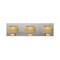 Besa Lighting Keno Vanity, Gold Sand, Satin Nickel Finish, 3x60W Halogen 3WF-KENOGD-SN - alternate 1